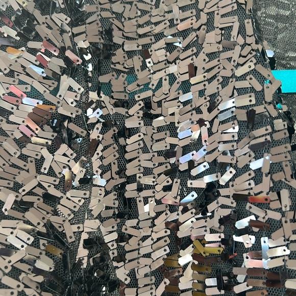 BB Dakota open front black sequin cardigan small - Picture 4 of 4